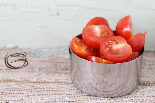 Halved Tomatoes