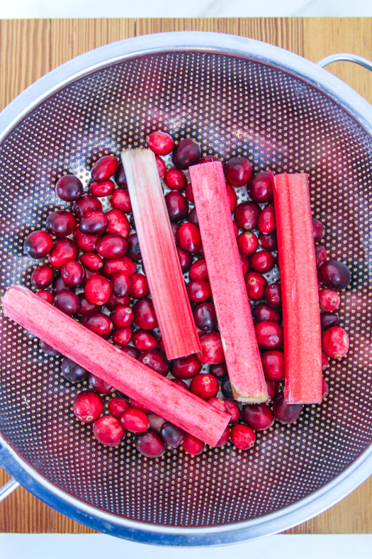 Cranberry Rhubarb Sauce | FoodFash