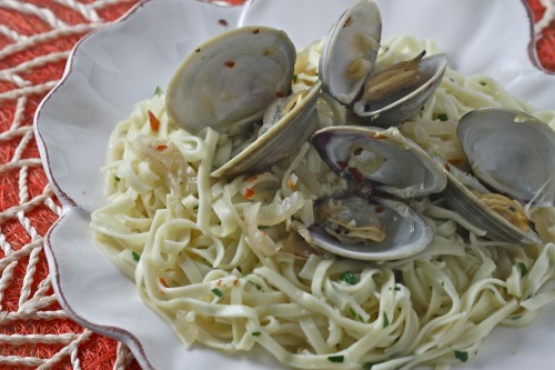 linguini with clam sauce