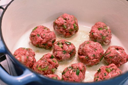 Hatch Chile Meatballs