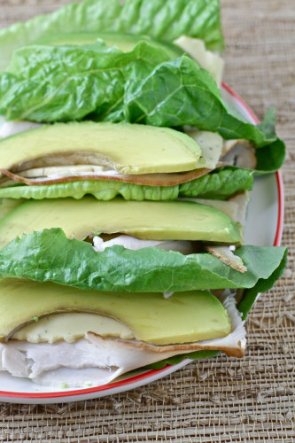 Turkey Avocado Lettuce Wraps