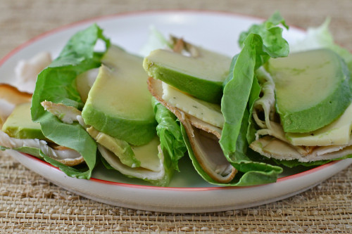 Turkey Havarti Avocado Lettuce Wrap