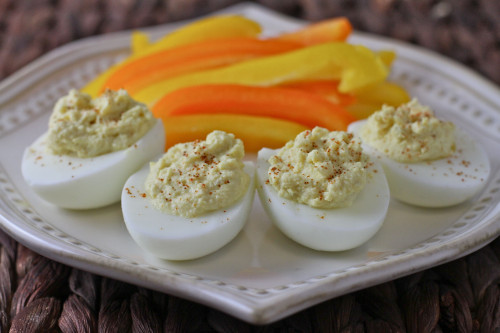 Hummus Deviled Eggs