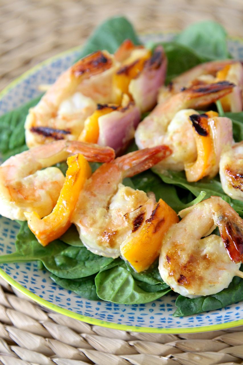 Permalink to: White Wine & Mango Shrimp Skewers