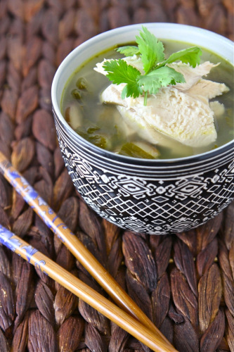 Summer Soup with Chicken