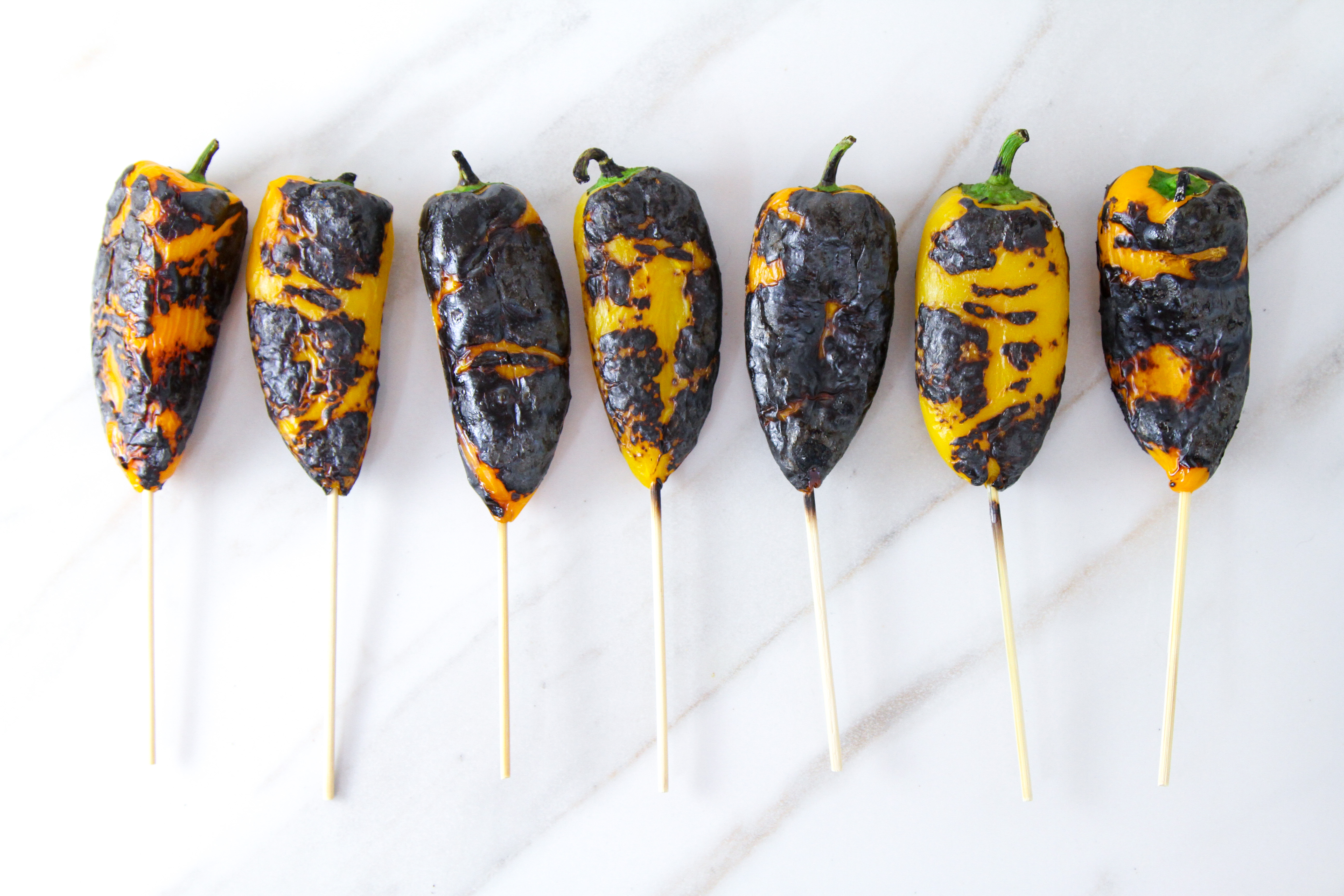 Charred Peppers