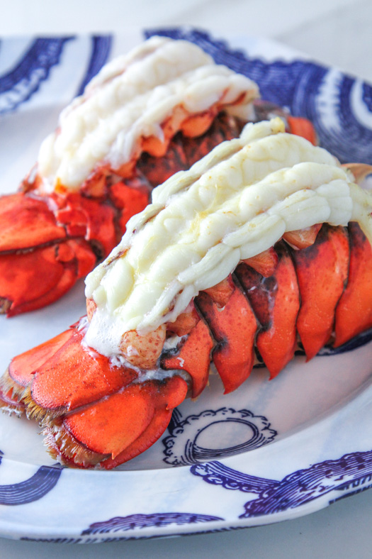 Broiled Butterflied Lobster Tails