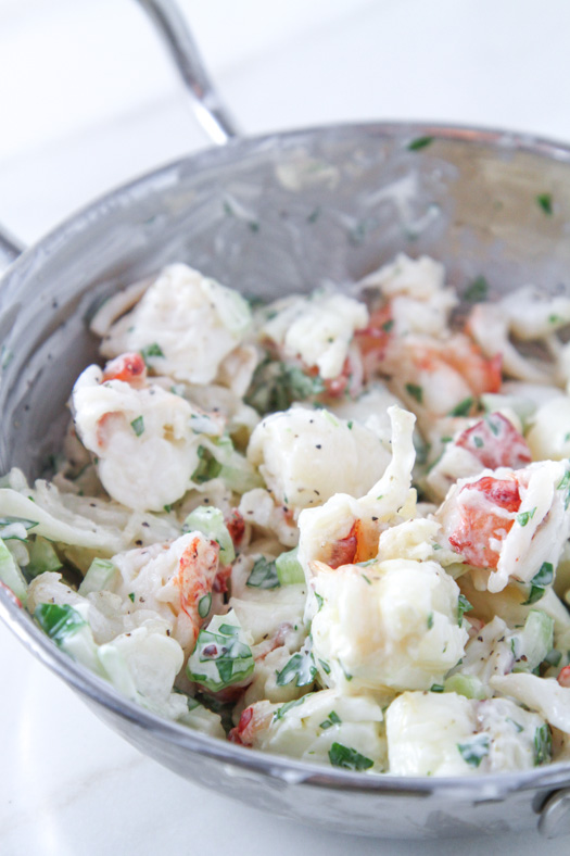 Homemade Lobster Salad for Lobster Roll